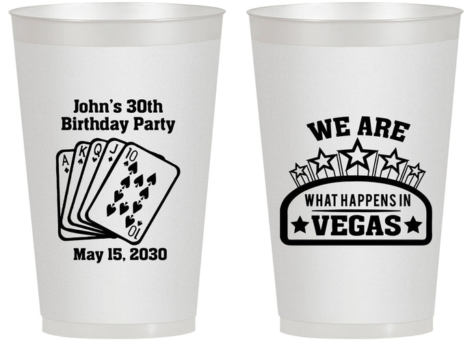 Personalized Birthday 14 oz Frosted Cups - 20th Las Vegas | 20263