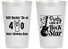 Personalized Birthday 14 oz Frosted Cups - 40th Rock Star | 20266