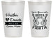 Personalized Wedding 14 oz Frosted Cups - Siesta Fiesta Mexico | 207