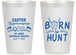 Personalized Easter 14 oz Frosted Cups - Born To Hunt | 210001