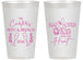 Personalized Easter 14 oz Frosted Cups - Eggcited For Hunt Bunny | 210011