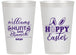 Personalized Easter 14 oz Frosted Cups - Hoppy Bunny Eggs | 210012