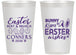 Personalized Easter 14 oz Frosted Cups - Bunny Kisses Eggs | 210014