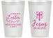 Personalized Easter 14 oz Frosted Cups - Jesus Is Alive | 210027