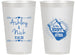 Personalized Wedding 14 oz Frosted Cups - The Hunt Is Over Mason Jar | 218
