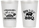 Personalized 4th Of July 14 oz Frosted Cups - Red White Bbq | 220008