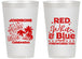Personalized 4th Of July 14 oz Frosted Cups - Beach Fireworks | 220022