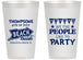 Personalized 4th Of July 14 oz Frosted Cups - We The People | 220025
