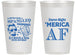 Personalized 4th Of July 14 oz Frosted Cups - Merica Af | 220031