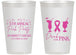 Personalized Awareness 14 oz Frosted Cups - Drink For Pink | 230001