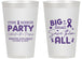 Personalized Awareness 14 oz Frosted Cups - Pink Ribbon | 230004