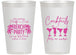 Personalized Awareness 14 oz Frosted Cups - Beach Party | 230007
