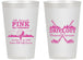 Personalized Awareness 14 oz Frosted Cups - Gold Drive Out | 230017