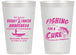 Personalized Awareness 14 oz Frosted Cups - Fishing For A Cure | 230018