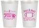 Personalized Awareness 14 oz Frosted Cups - Football Tackle | 230019