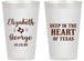 Personalized Wedding 14 oz Frosted Cups - Deep In The Heart Of Texas | 237