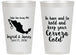 Personalized Wedding 14 oz Frosted Cups - Cerveza Mexico | 240