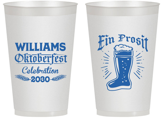 Personalized Oktoberfest 14 oz Frosted Cups - Ein Prosit | 240003