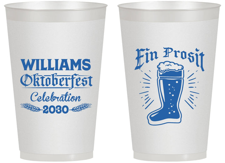 Personalized Oktoberfest 14 oz Frosted Cups - Ein Prosit | 240003