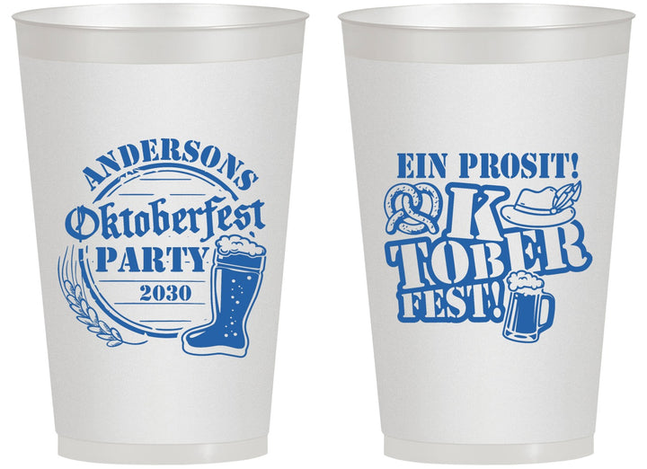 Personalized Oktoberfest 14 oz Frosted Cups - Ein Prosit | 240005