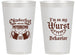 Personalized Oktoberfest 14 oz Frosted Cups - Wurst Behavior | 240010
