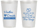 Personalized Wedding 14 oz Frosted Cups - I Do Free Booze | 243