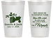 Personalized Wedding 14 oz Frosted Cups - Farmer Tractor | 244
