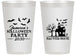 Personalized Halloween 14 oz Frosted Cups - Haunted House | 250006