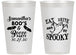 Personalized Halloween 14 oz Frosted Cups - Ghost Spooky Boo | 250007