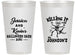 Personalized Halloween 14 oz Frosted Cups - Skeleton | 250017