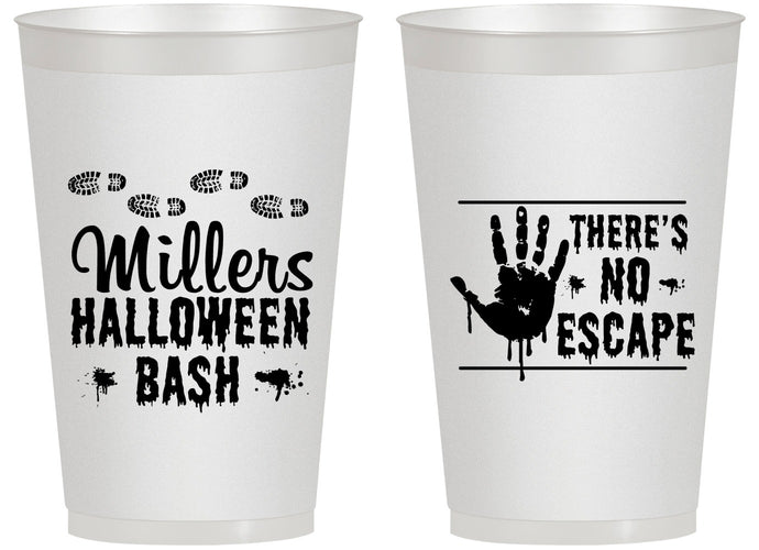 Personalized Halloween 14 oz Frosted Cups - Zombie | 250025