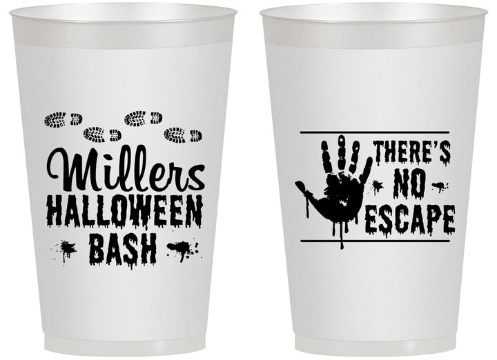 Personalized Halloween 14 oz Frosted Cups - Zombie | 250025