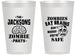 Personalized Halloween 14 oz Frosted Cups - Zombie Brain | 250026