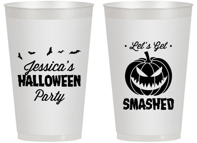 Personalized Halloween 14 oz Frosted Cups - Pumpkin | 250030
