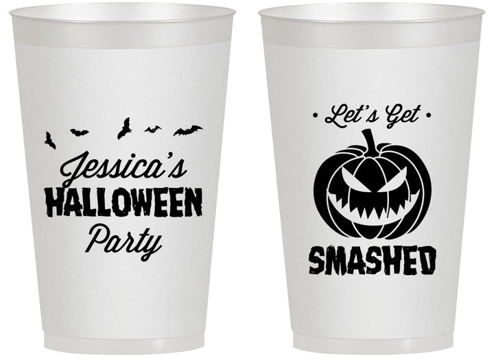 Personalized Halloween 14 oz Frosted Cups - Pumpkin | 250030