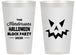 Personalized Halloween 14 oz Frosted Cups - Pumpkin | 250034