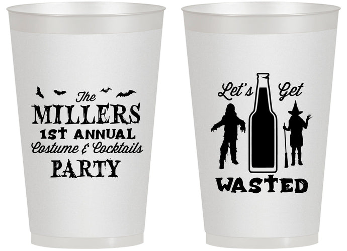 Personalized Halloween 14 oz Frosted Cups - Werewolf Witch | 250039