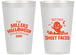 Personalized Halloween 14 oz Frosted Cups - Ghost Sheet Faced | 250040