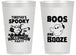 Personalized Halloween 14 oz Frosted Cups - Boos And Booze | 250041