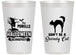 Personalized Halloween 14 oz Frosted Cups - Scaredy Cat | 250055