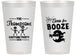 Personalized Halloween 14 oz Frosted Cups - Boos And Booze | 250058