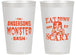 Personalized Halloween 14 oz Frosted Cups - Werewolf Monster | 250064