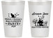 Personalized Halloween 14 oz Frosted Cups - Haunted House | 250071