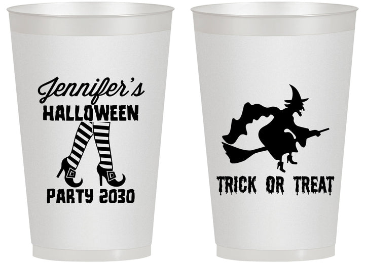 Personalized Halloween 14 oz Frosted Cups - Trick Or Treat | 250089
