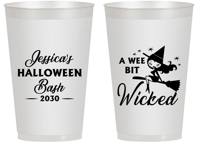 Personalized Halloween 14 oz Frosted Cups - Witch | 250091