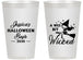 Personalized Halloween 14 oz Frosted Cups - Witch | 250091