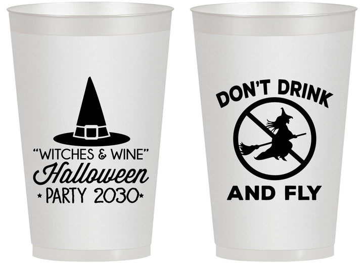 Personalized Halloween 14 oz Frosted Cups - Witch | 250093