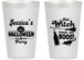 Personalized Halloween 14 oz Frosted Cups - Witch Boos | 250097