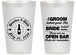 Personalized Wedding 14 oz Frosted Cups - Groom Bride Open Bar | 253