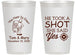Personalized Wedding 14 oz Frosted Cups - He Took A Shot She Said Yes | 259